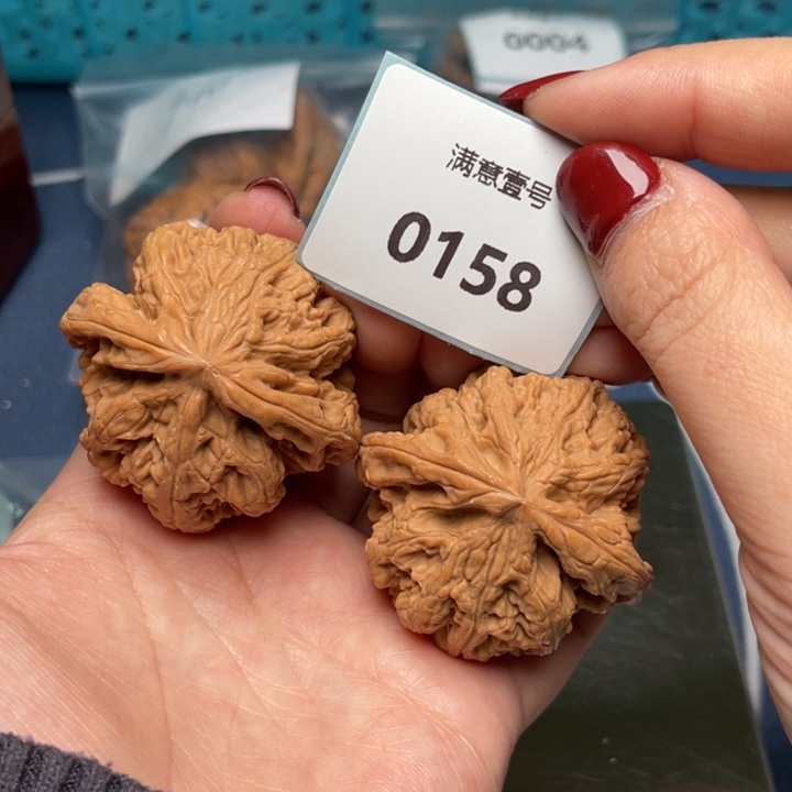 文玩核桃把件粗筋45