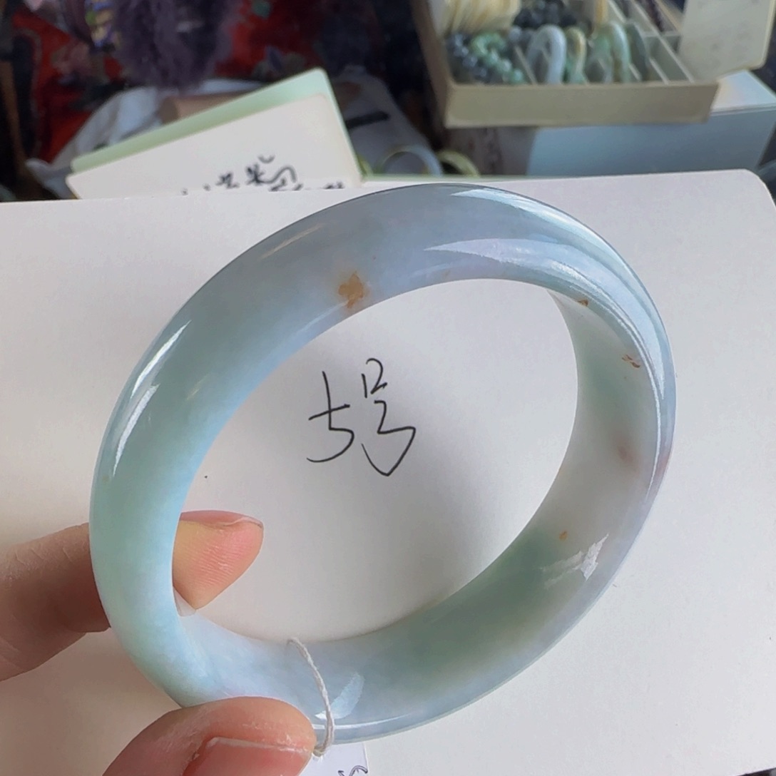 翡翠手镯未镶嵌老坑57.8圈