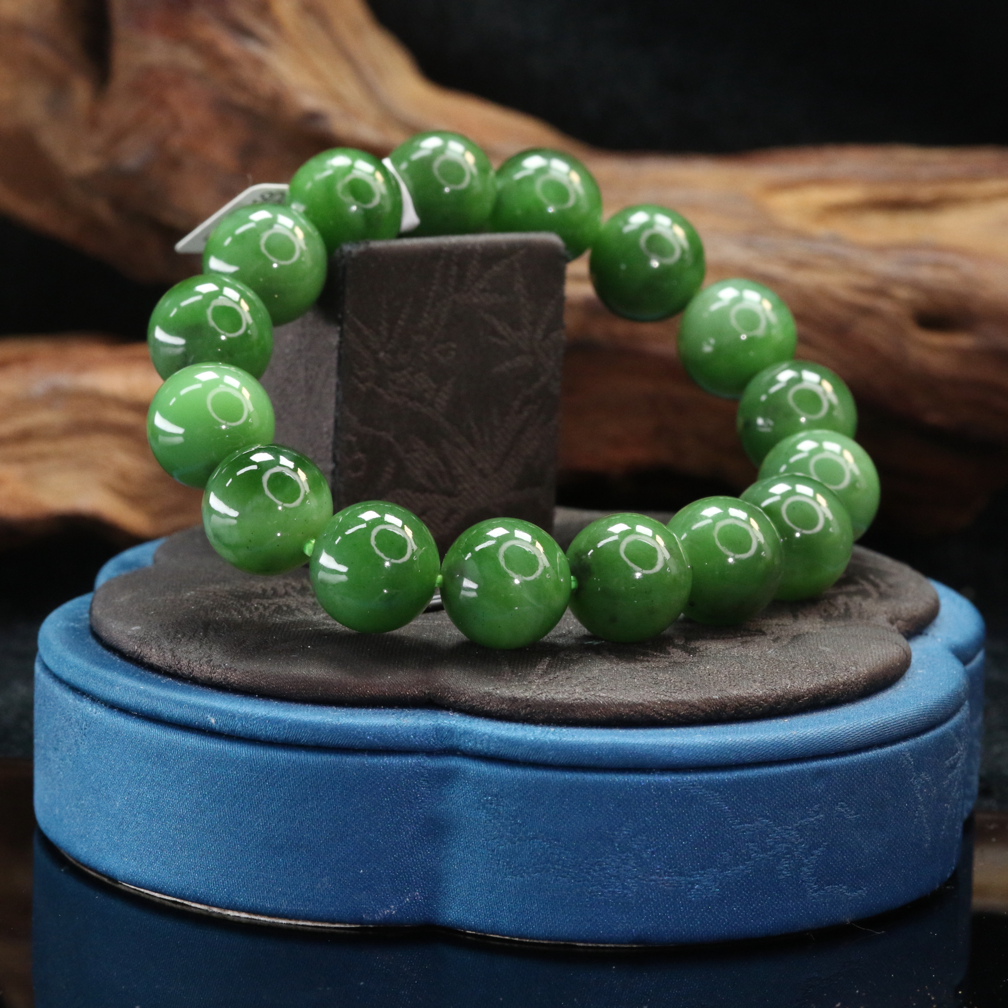 23和田玉碧玉手串/000150北京中保拍卖