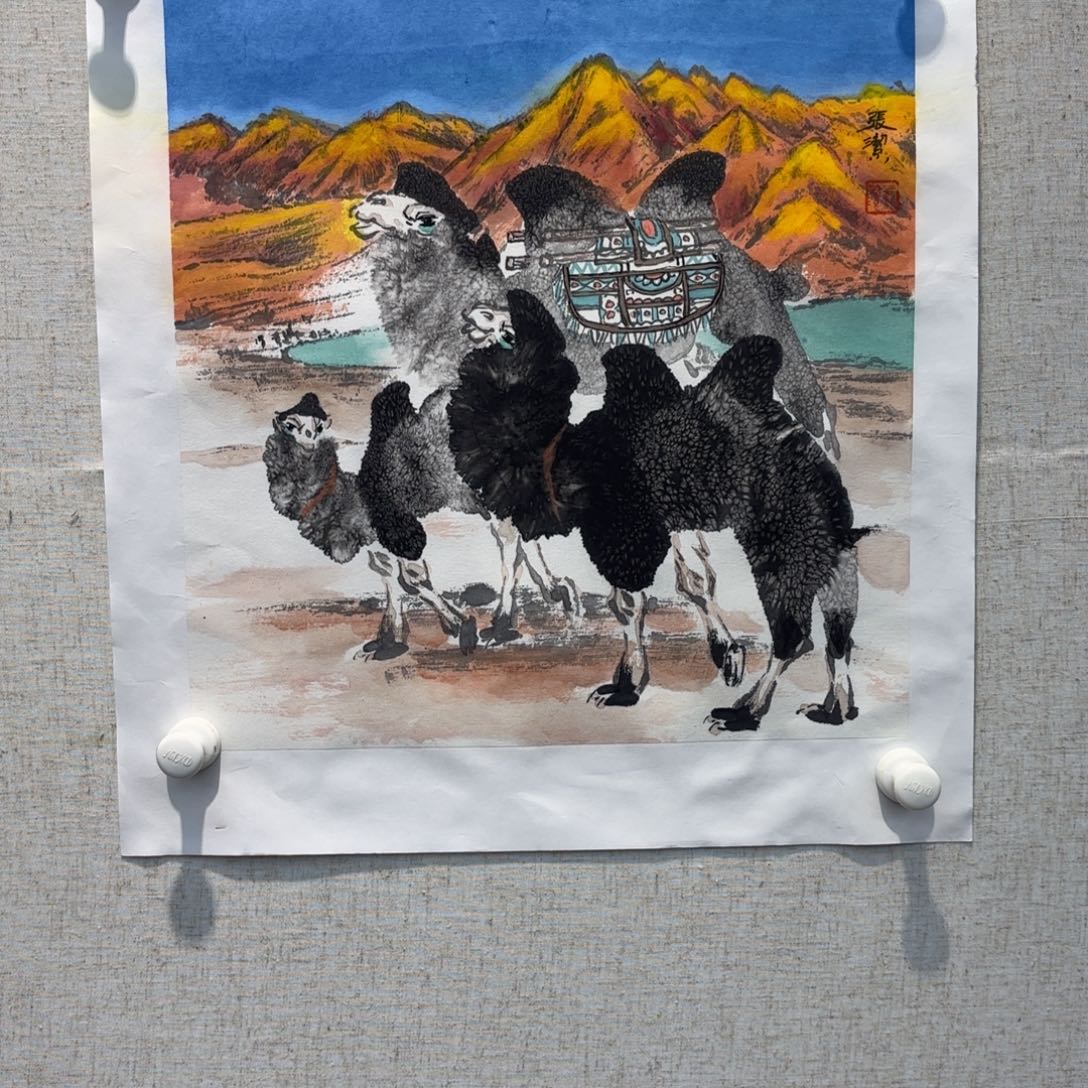 国画亲笔手绘原创