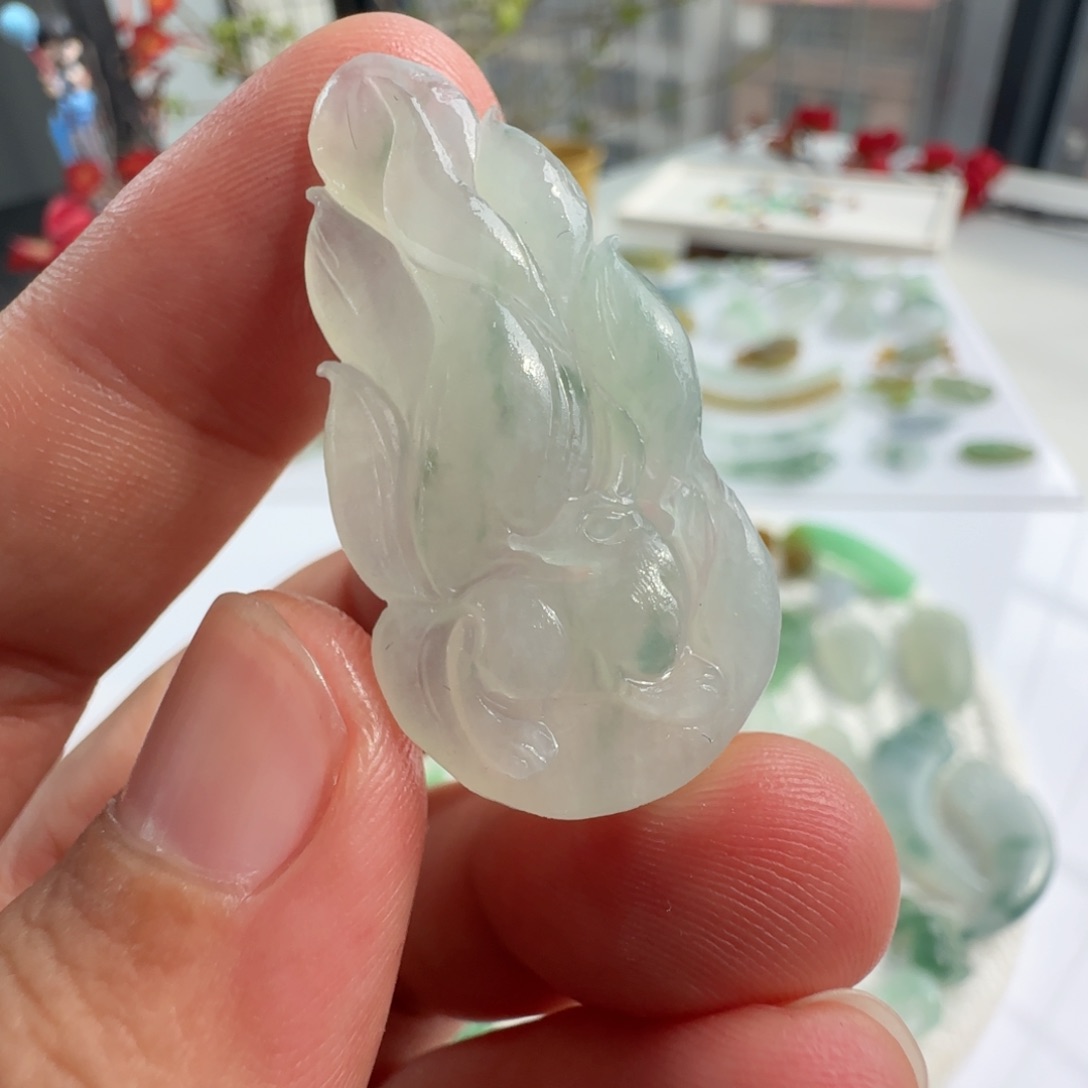 定制翡翠未镶嵌定制翡翠毛货不退不换