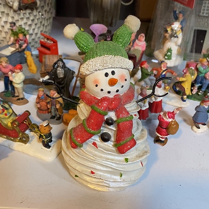 树脂制品雪人树脂材料等工艺摆件