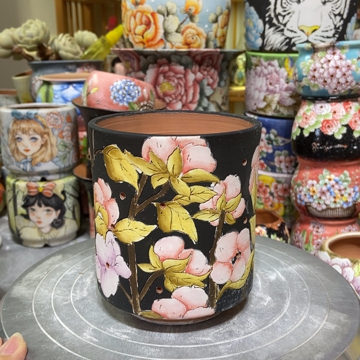 景德镇艺术手绘作品