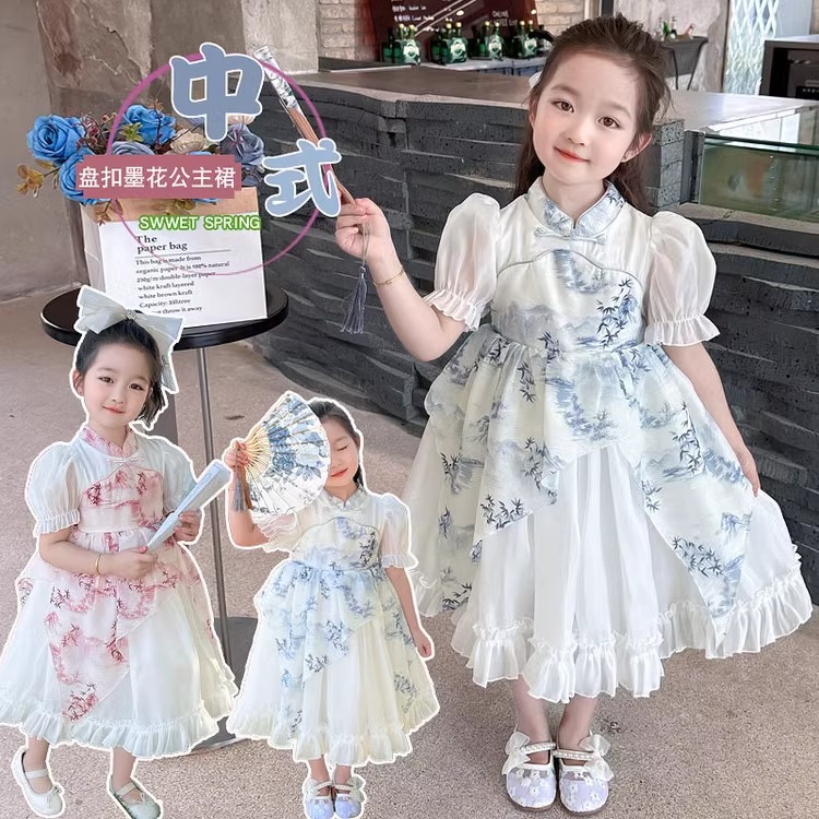 2083夏季女透气中腰连衣裙百搭款潮范网红春夏薄款流行洛丽塔