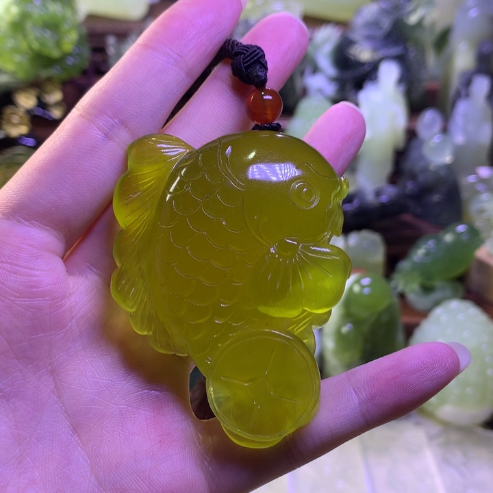 未镶嵌岫玉手把件
