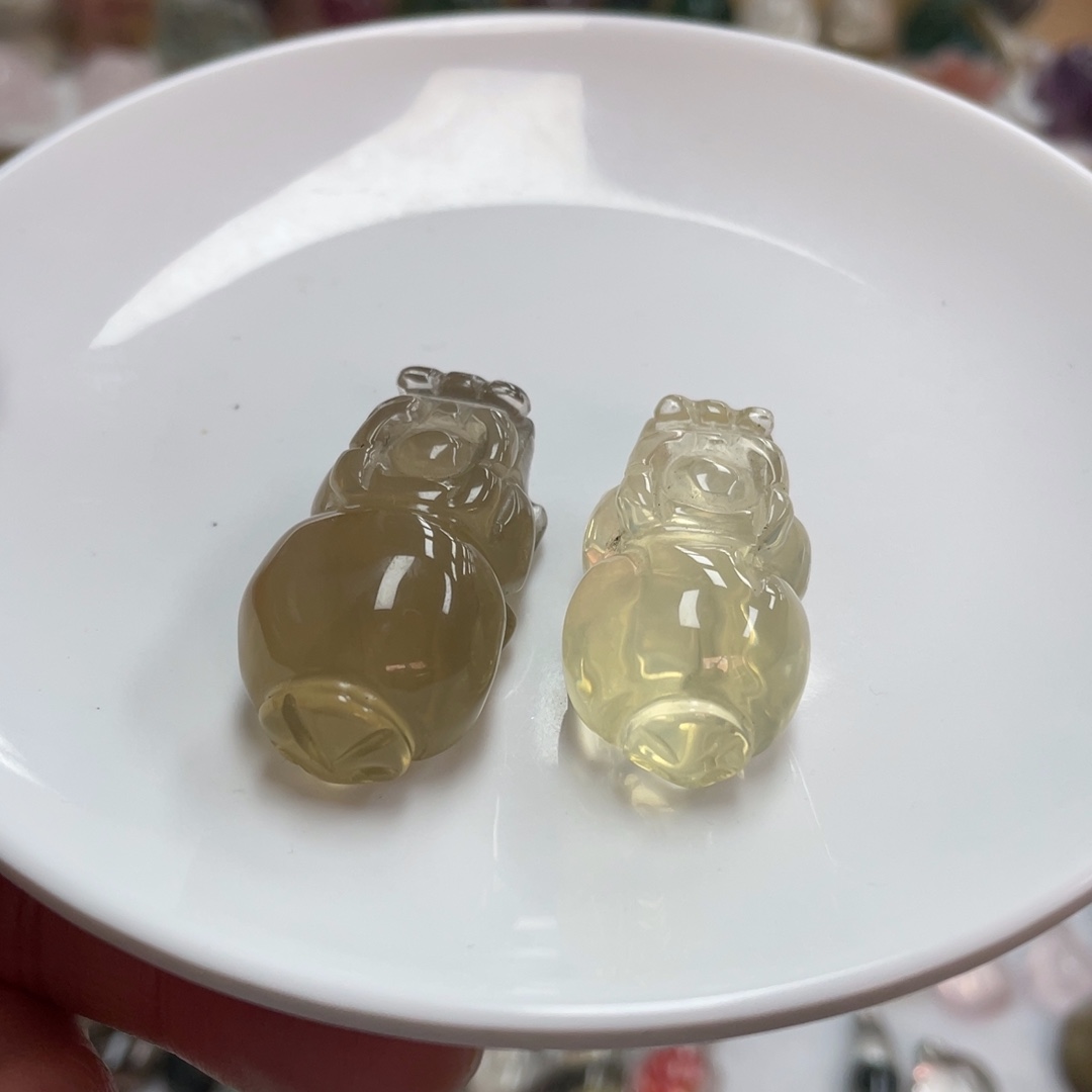 黄晶珠宝半成品未镶嵌3152