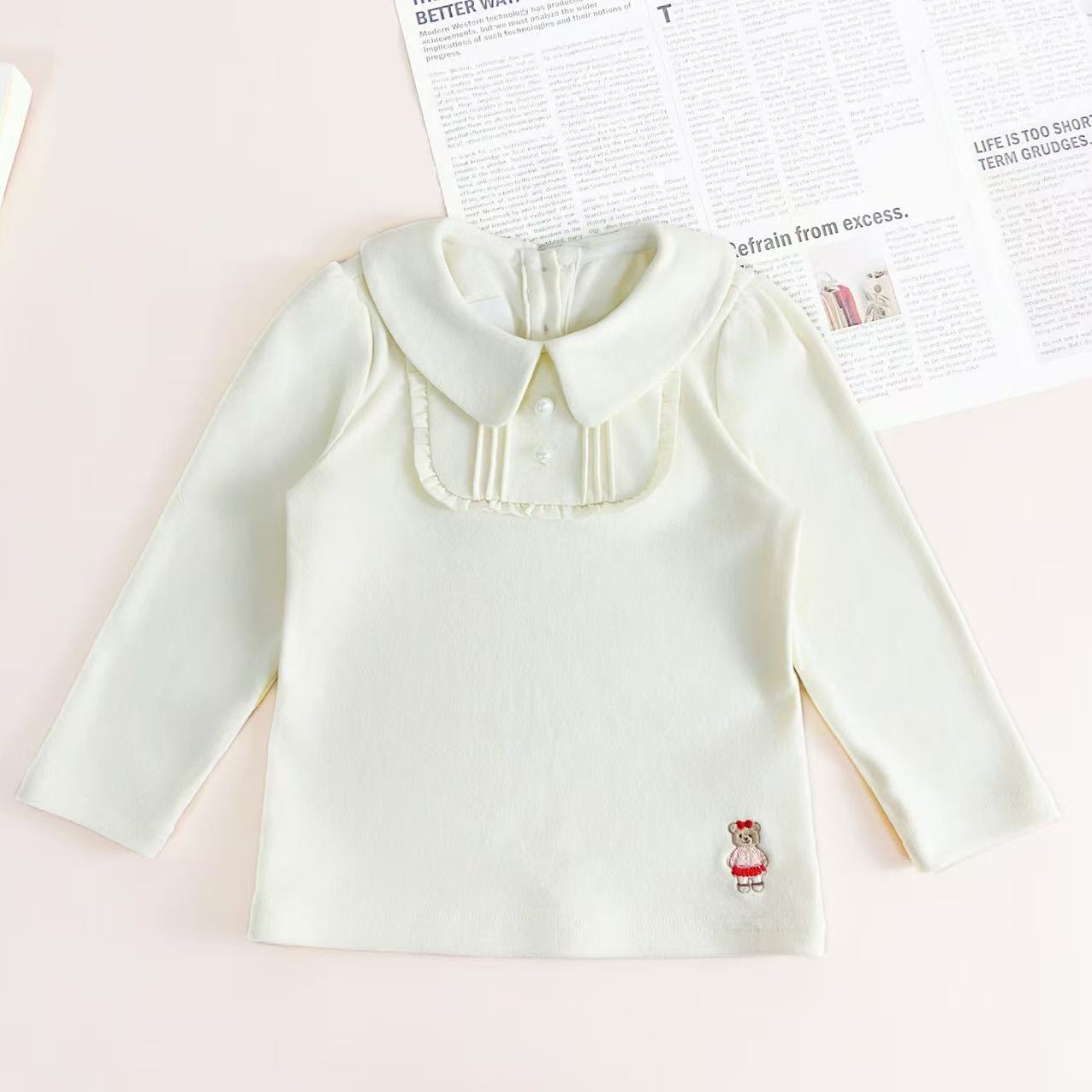 K090新款2026女童时髦洋气百搭打底卫衣长袖衫