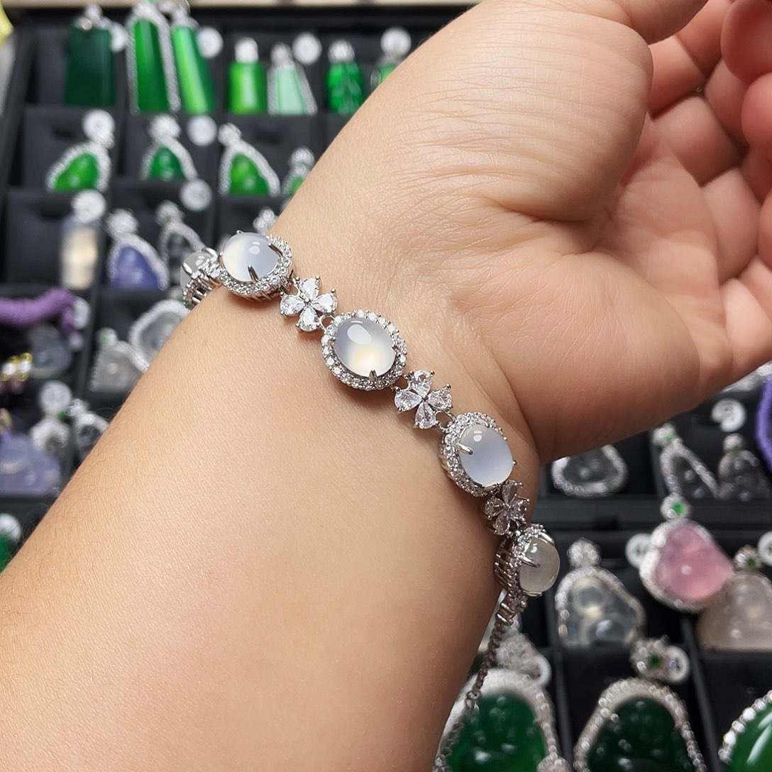 玛瑙/玉髓合金手链