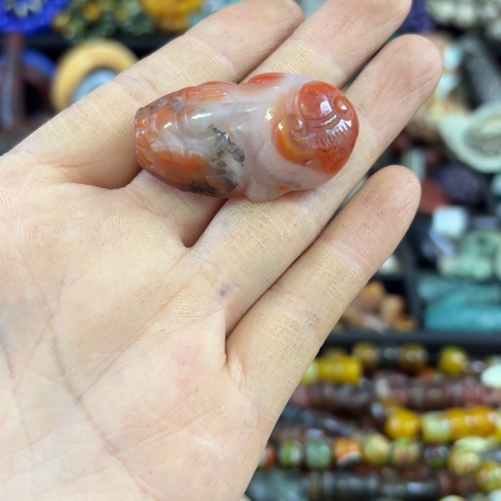 老***王玛瑙/玉髓未镶嵌颈饰