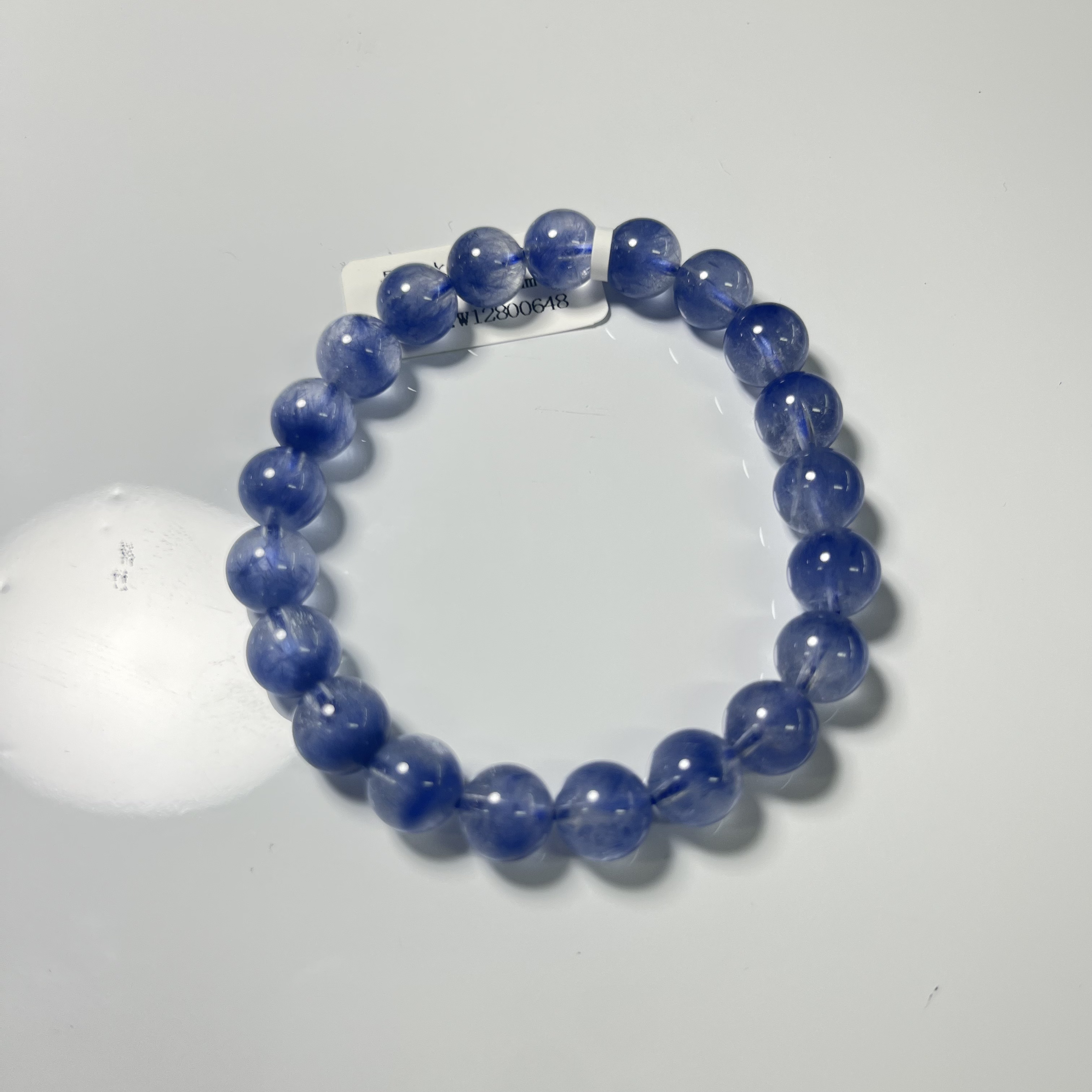 晶匠蓝线石手串9mm+  多样性发一  简约