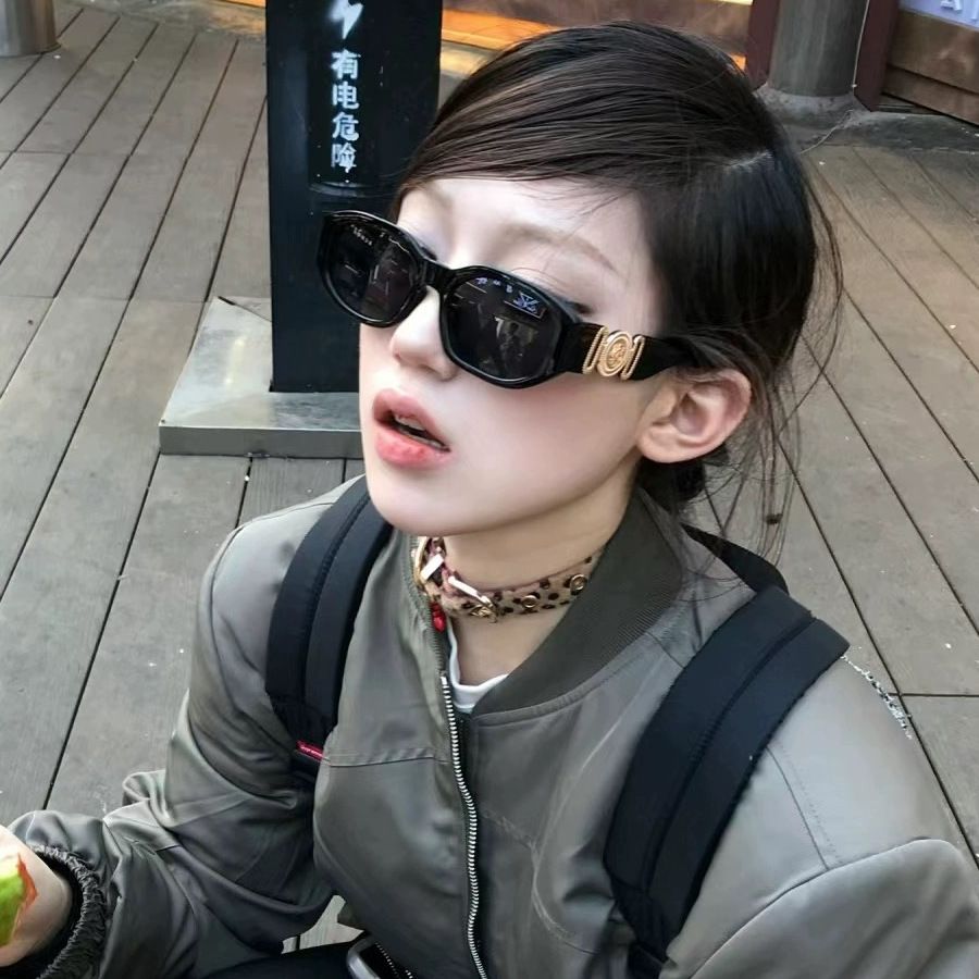 赵露思同款复古欧美风墨镜多边形网红复古辣妹街头高级感太阳镜