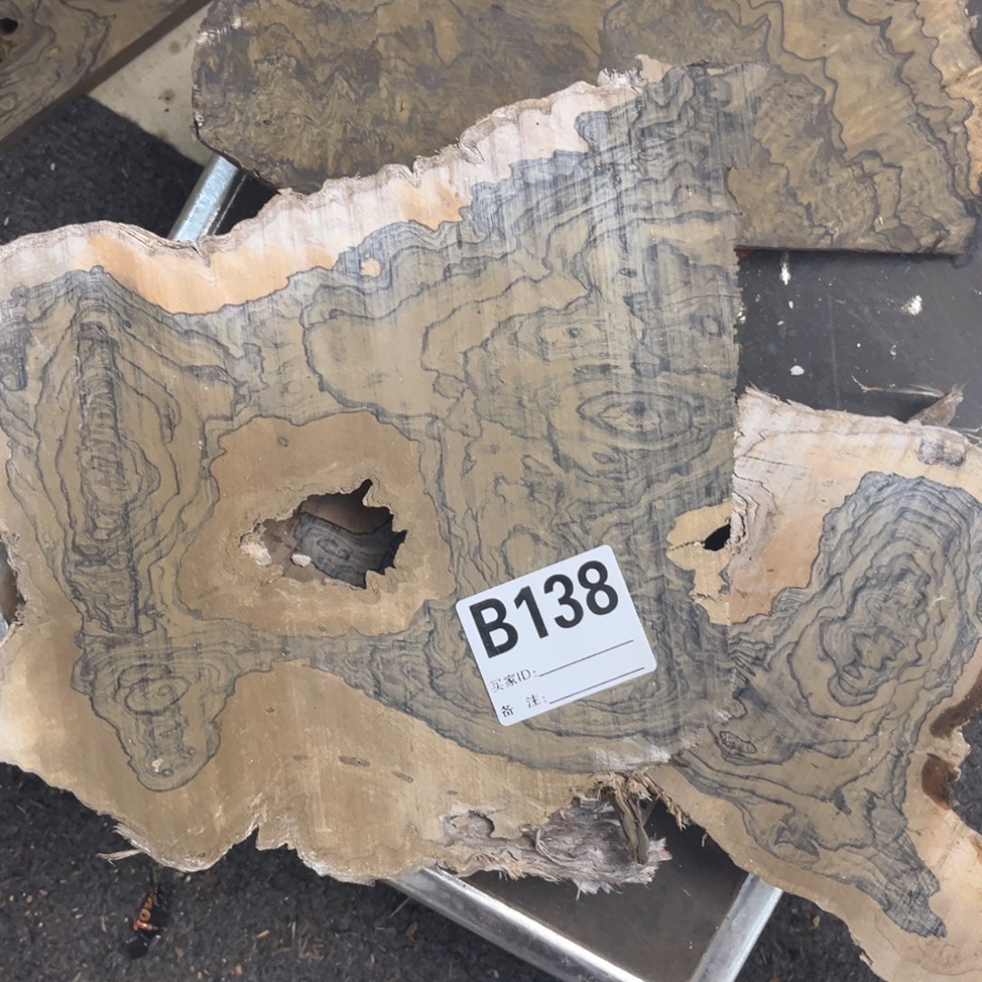 廉***理墨西哥黑柿木三块