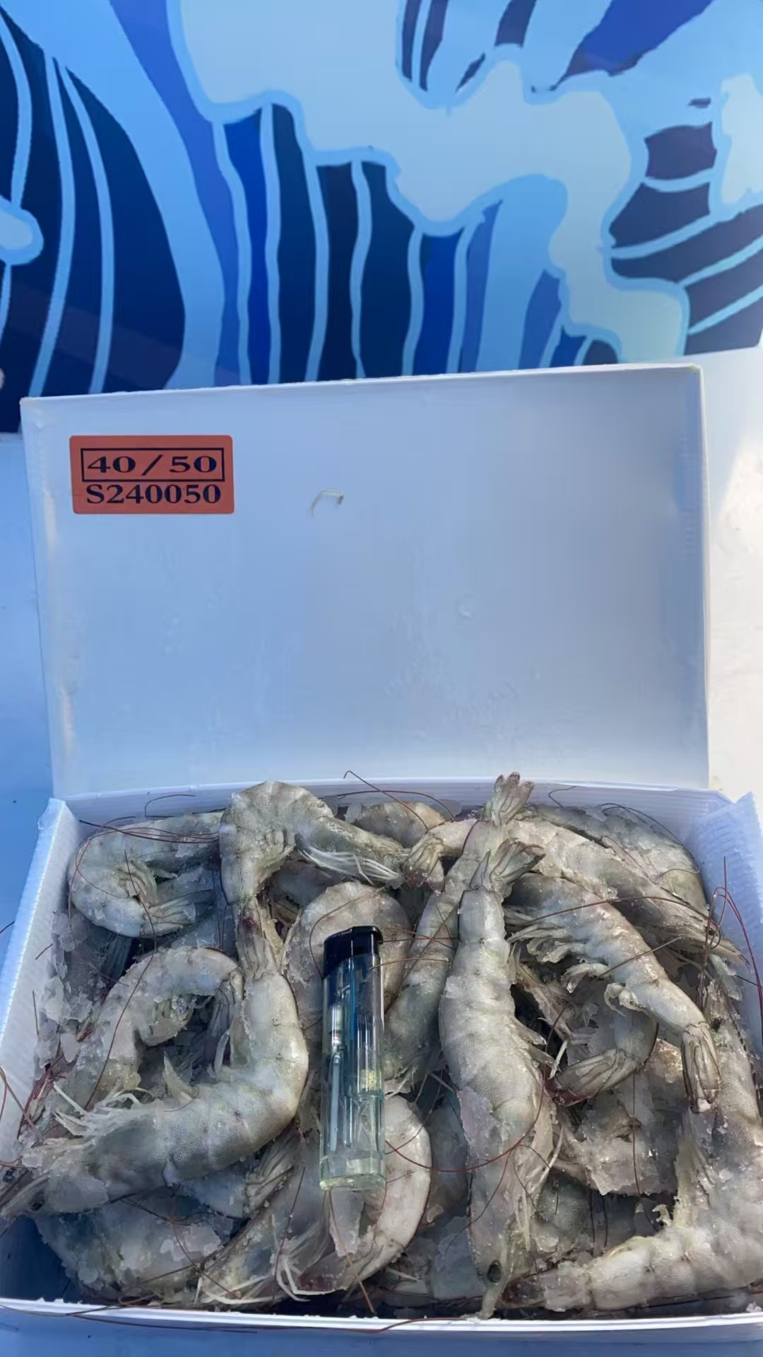 厄瓜多尔白虾盐冻大虾（4斤/盒）【净重3.3-3.6斤】30/40