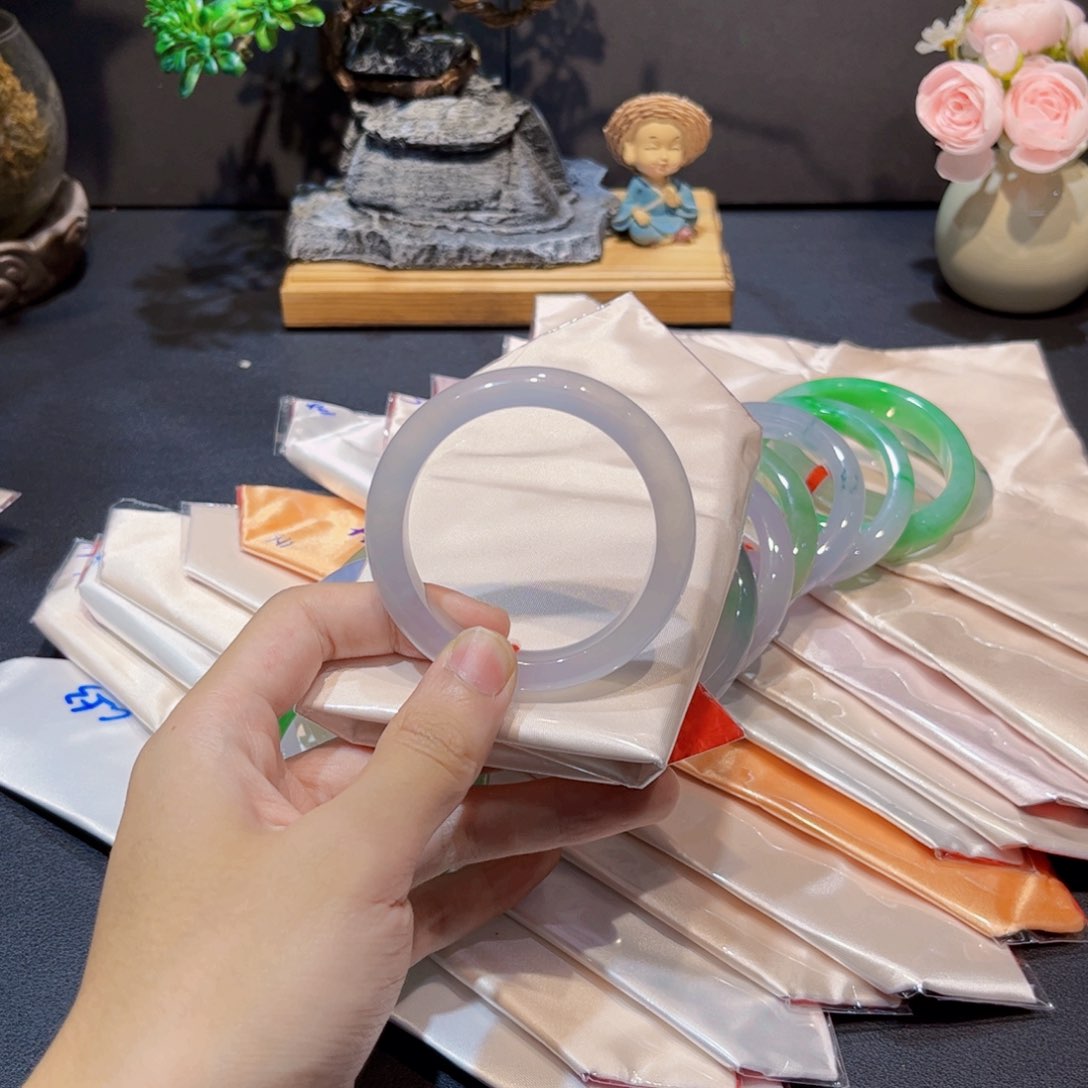 未镶嵌手镯翡翠翡翠手镯50圈口