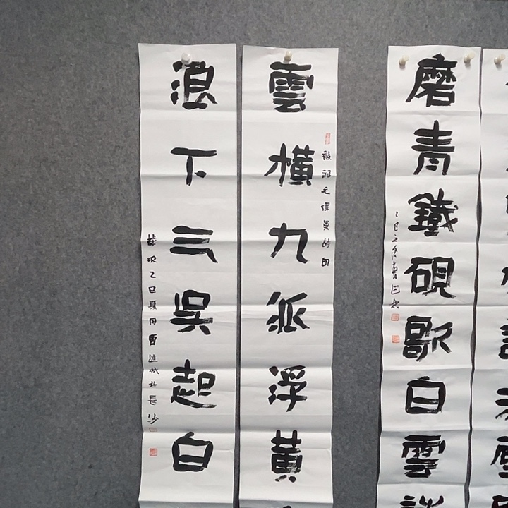 月***甩书法曹述林书法作品软片