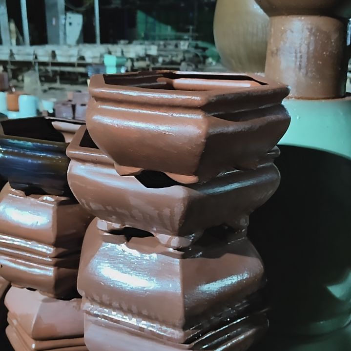 方***圆六方高10口径20素两个+六方高11口径25素两个共四个瑕