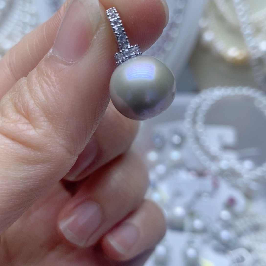 未镶嵌吊坠淡水珍珠