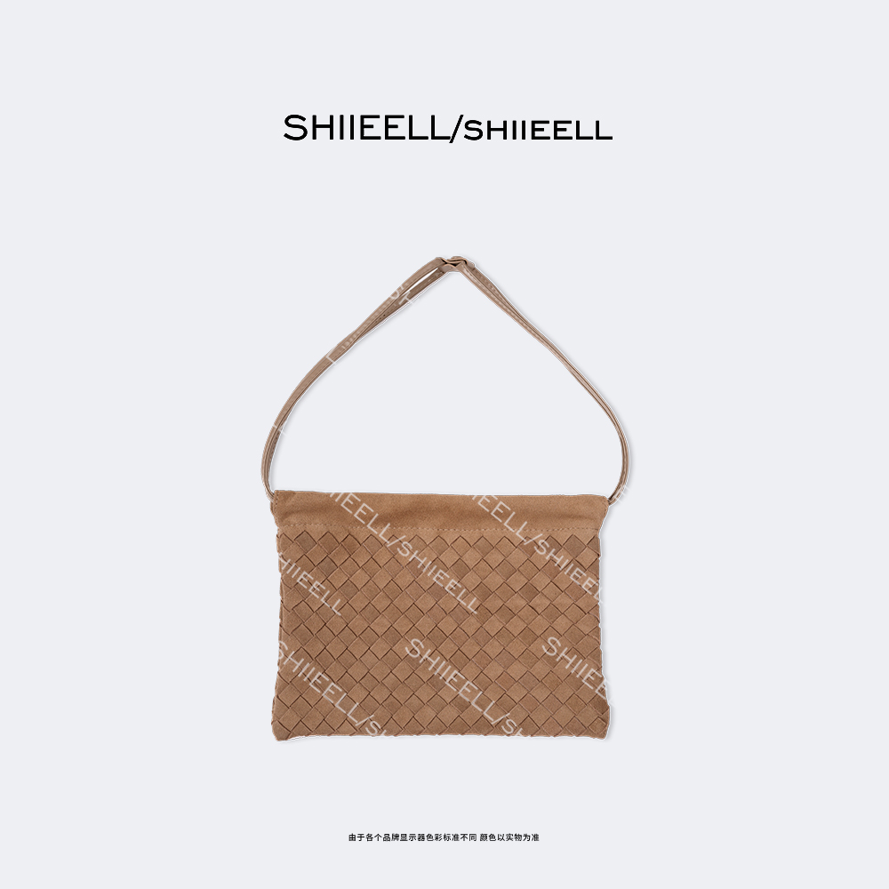 SHIIEELL【编织包】气质手编腋下手提编织包W8011