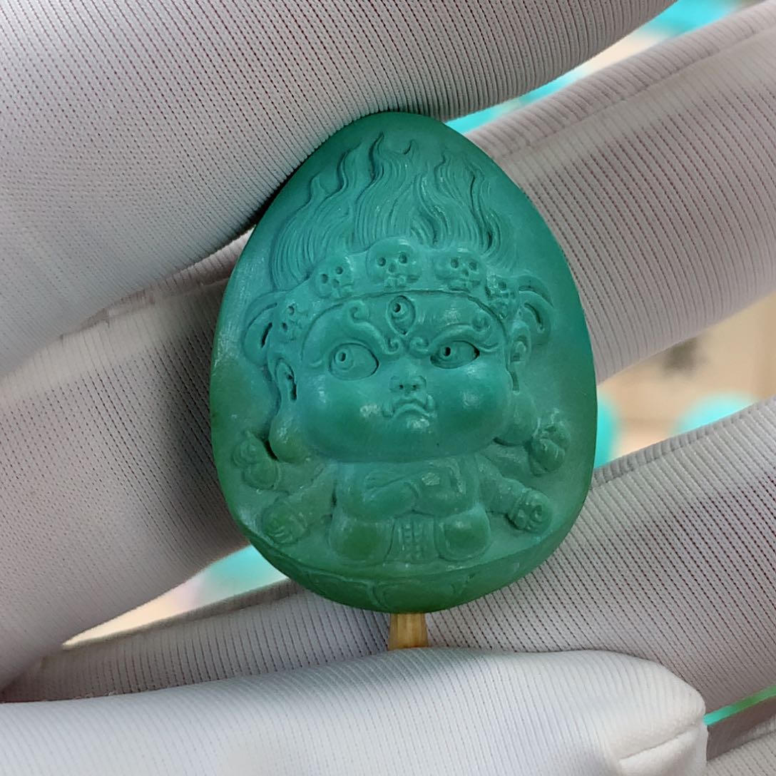 绿松石挂件未镶嵌