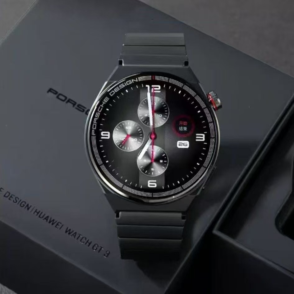 9新 Huawei/华为 年终特价华为GT3保时捷46mm 蓝牙通话智能手环