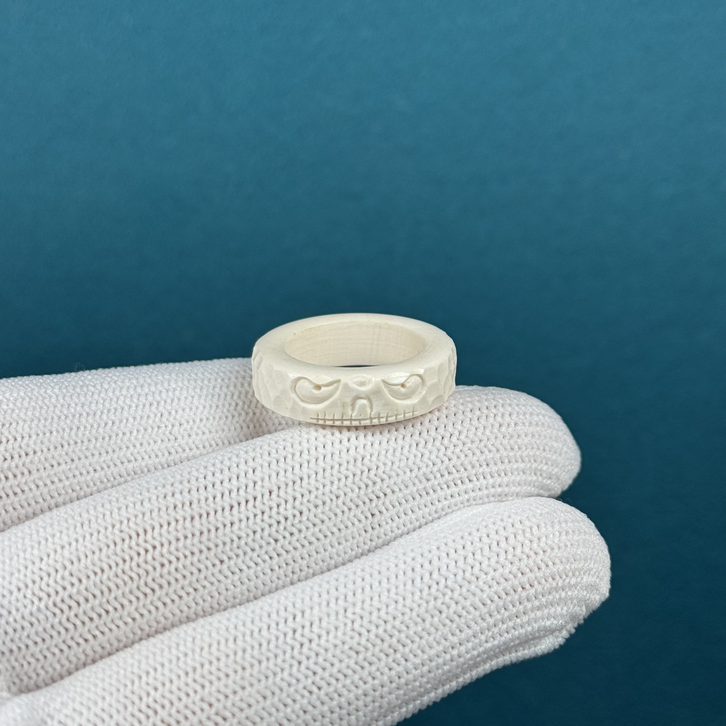 D80-40天然猛犸牙 阿呆跑环约16+mm支持复检假一罚十