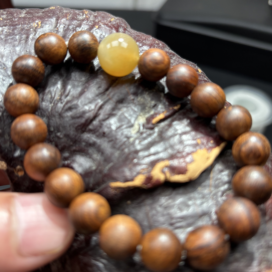 缅甸天然翡翠a货*冰黄翡卡13.2