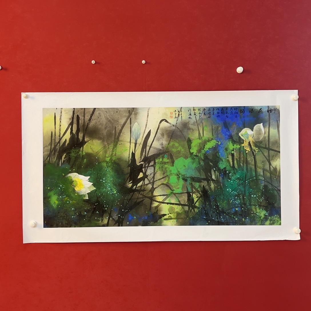 竖款精品书画作品