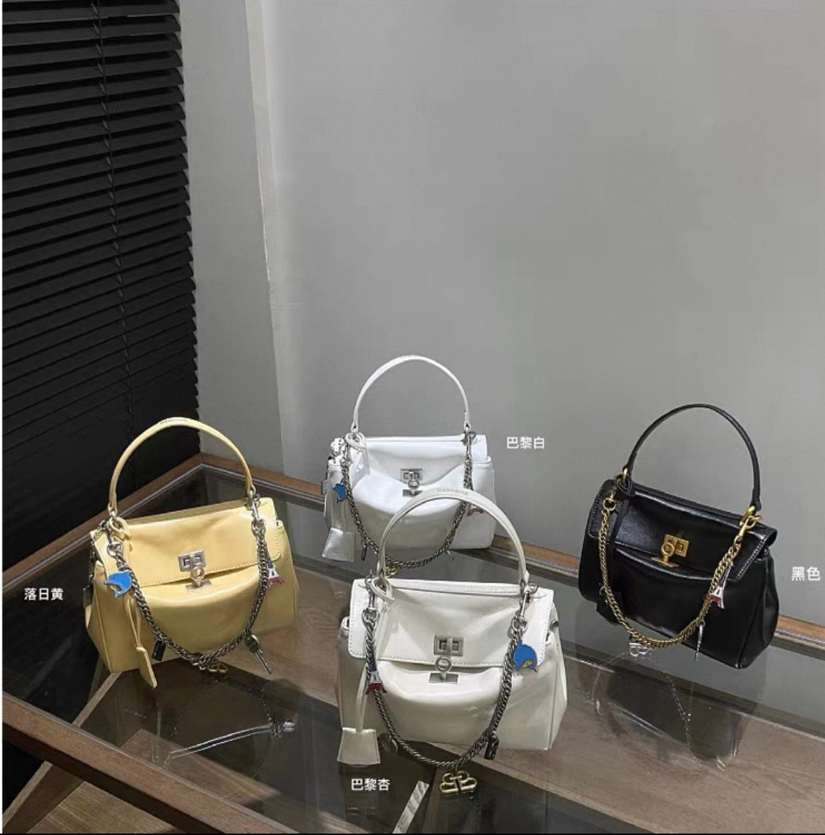 时尚斜挎包小方包百搭链条斜挎包