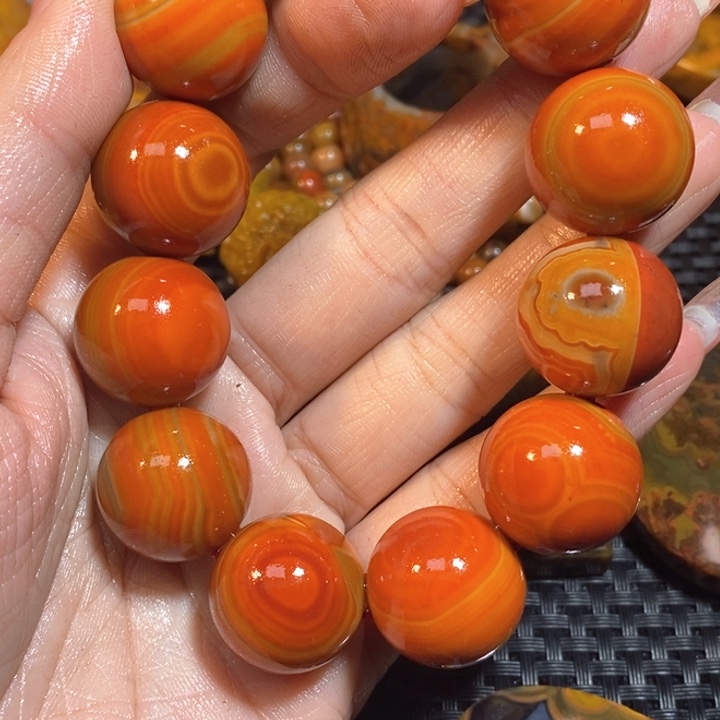 玛瑙/玉髓手链未镶嵌离***草