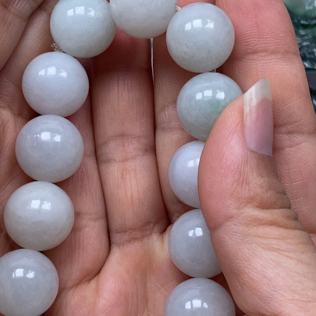 翡翠未镶嵌手链男士手串