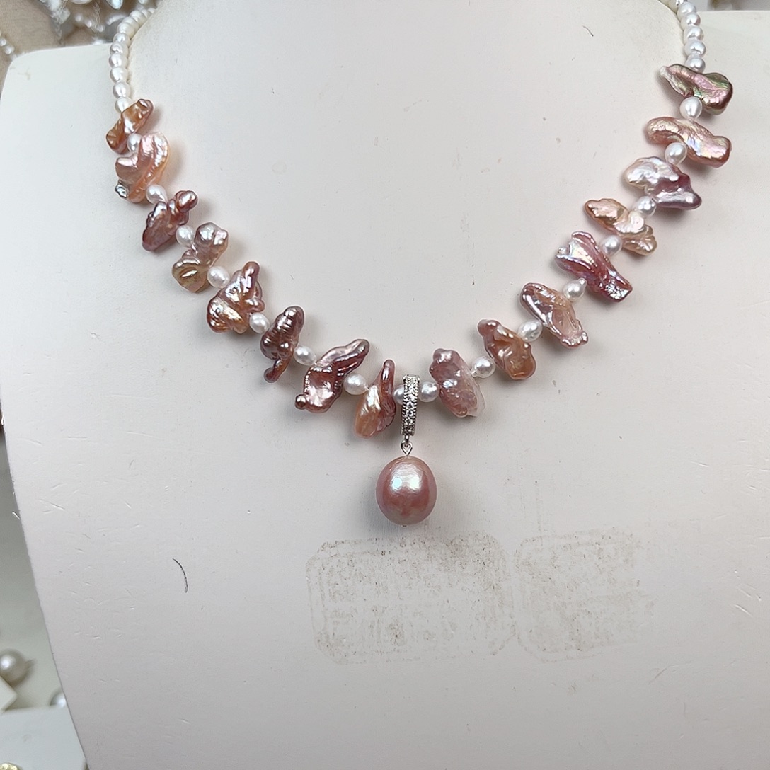 淡水珍珠未镶嵌颈饰