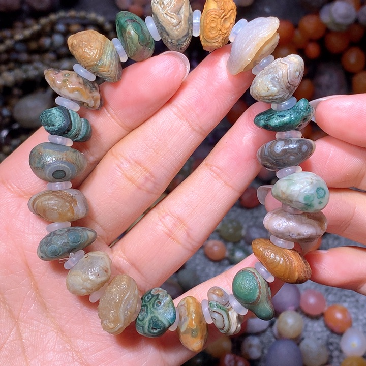 玛瑙/玉髓珠宝半成品未镶嵌