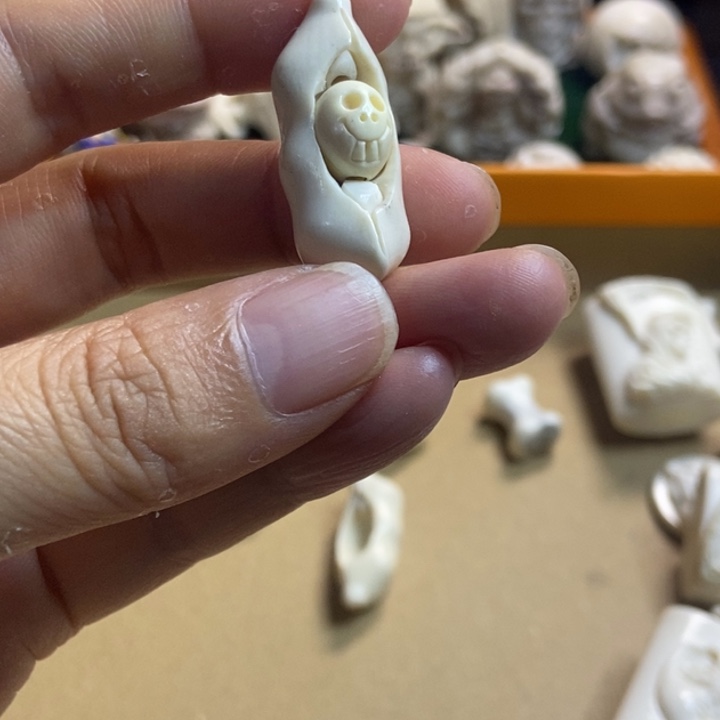 *****配饰鹿角雕刻一个出