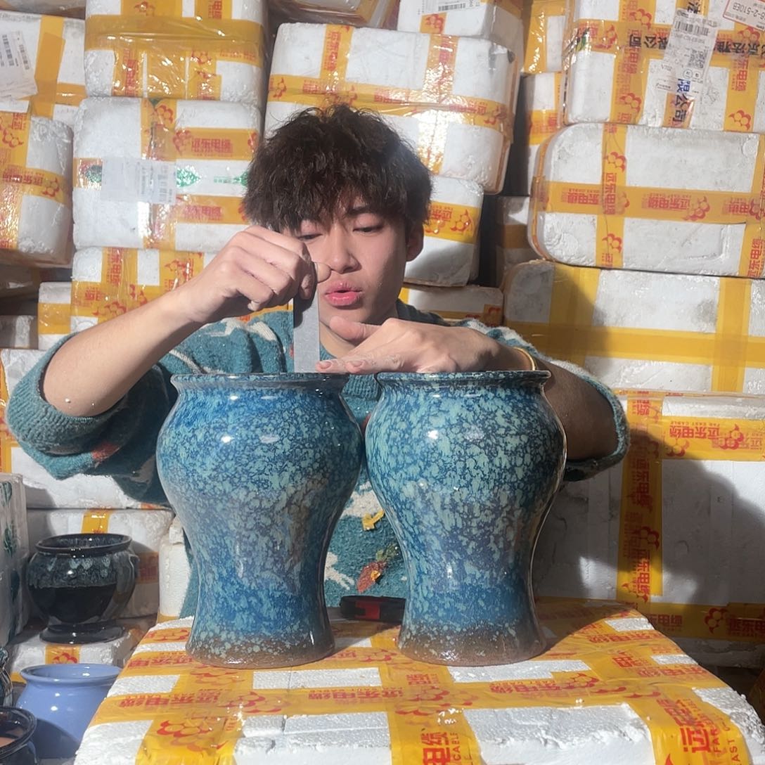 红陶宜兴紫砂花盆14/23