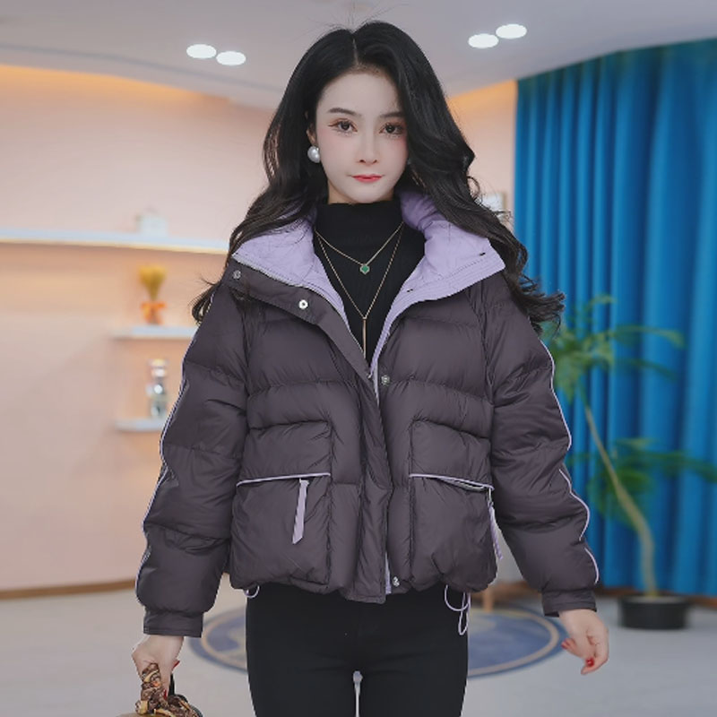 【羽绒服】冬季白鸭绒羽绒服百搭新款时尚气质休闲保暖外套女小个