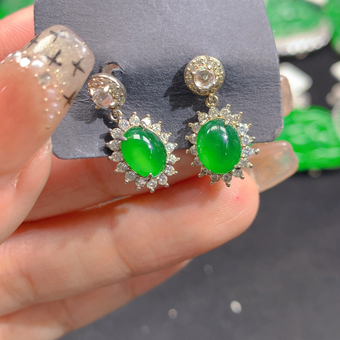 翡翠颈饰银S925镶嵌11111111111