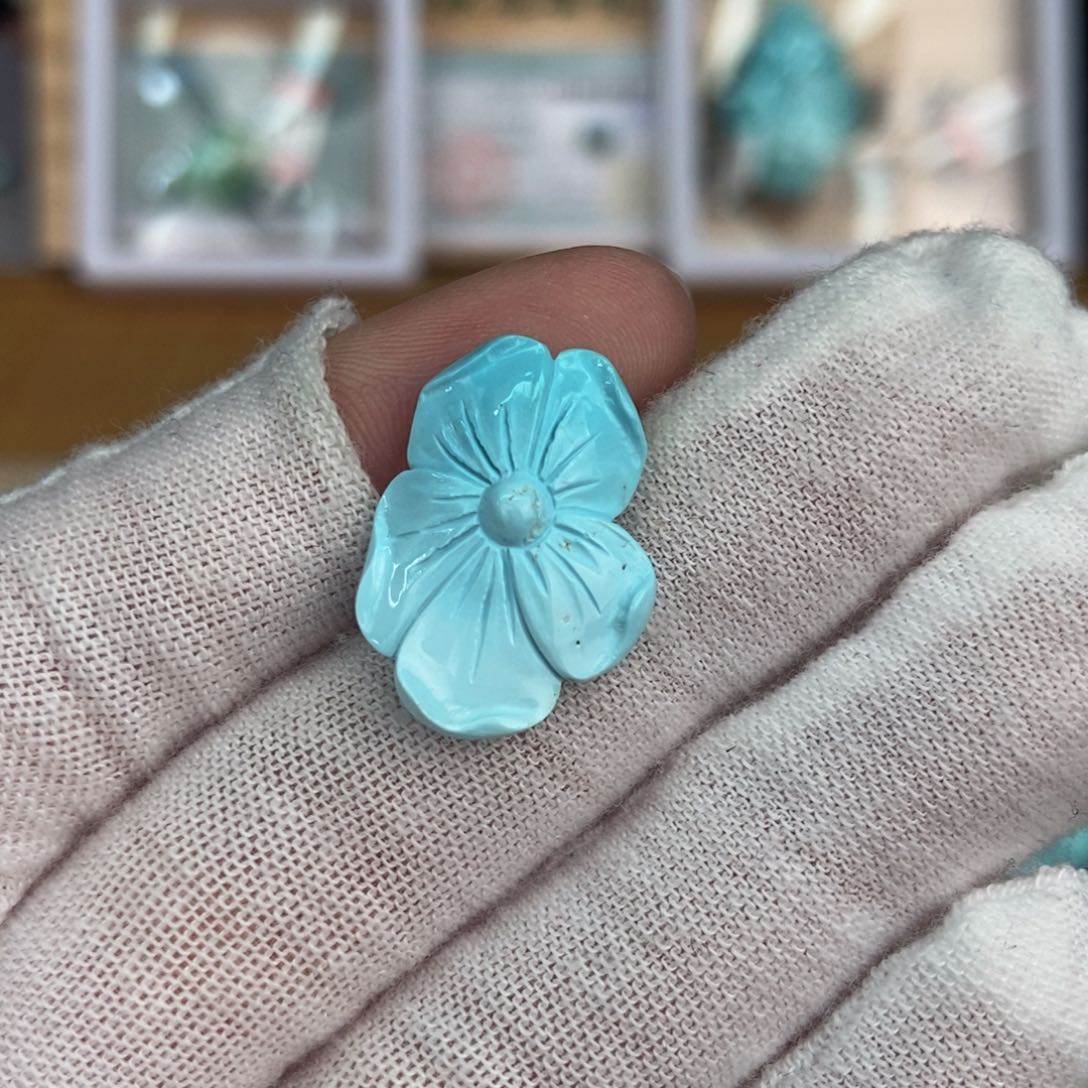 绿松石珠宝奇石未镶嵌