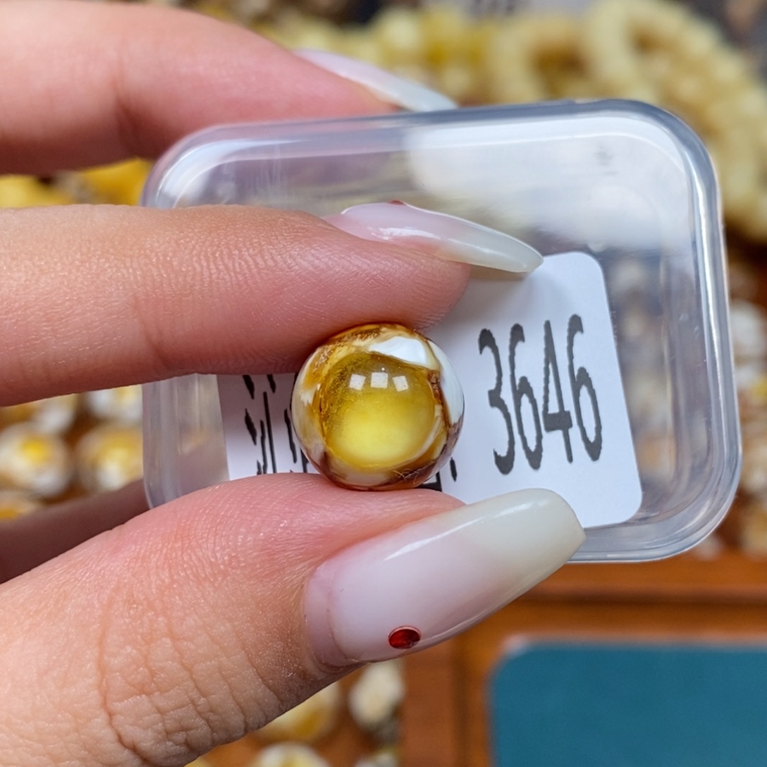 蜜蜡未镶嵌珠宝奇石3646