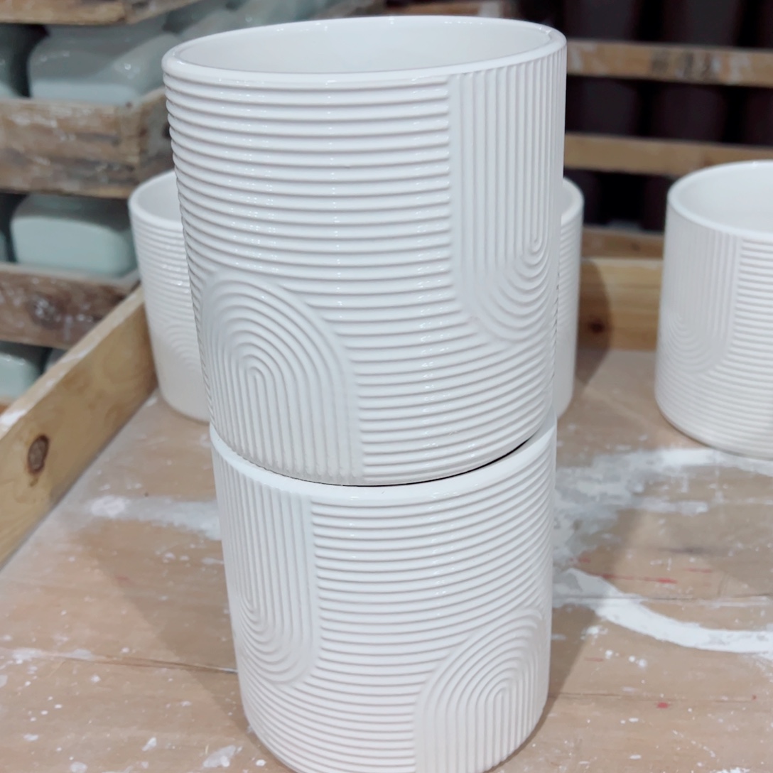 有孔，陶瓷花盆满10米包邮发货