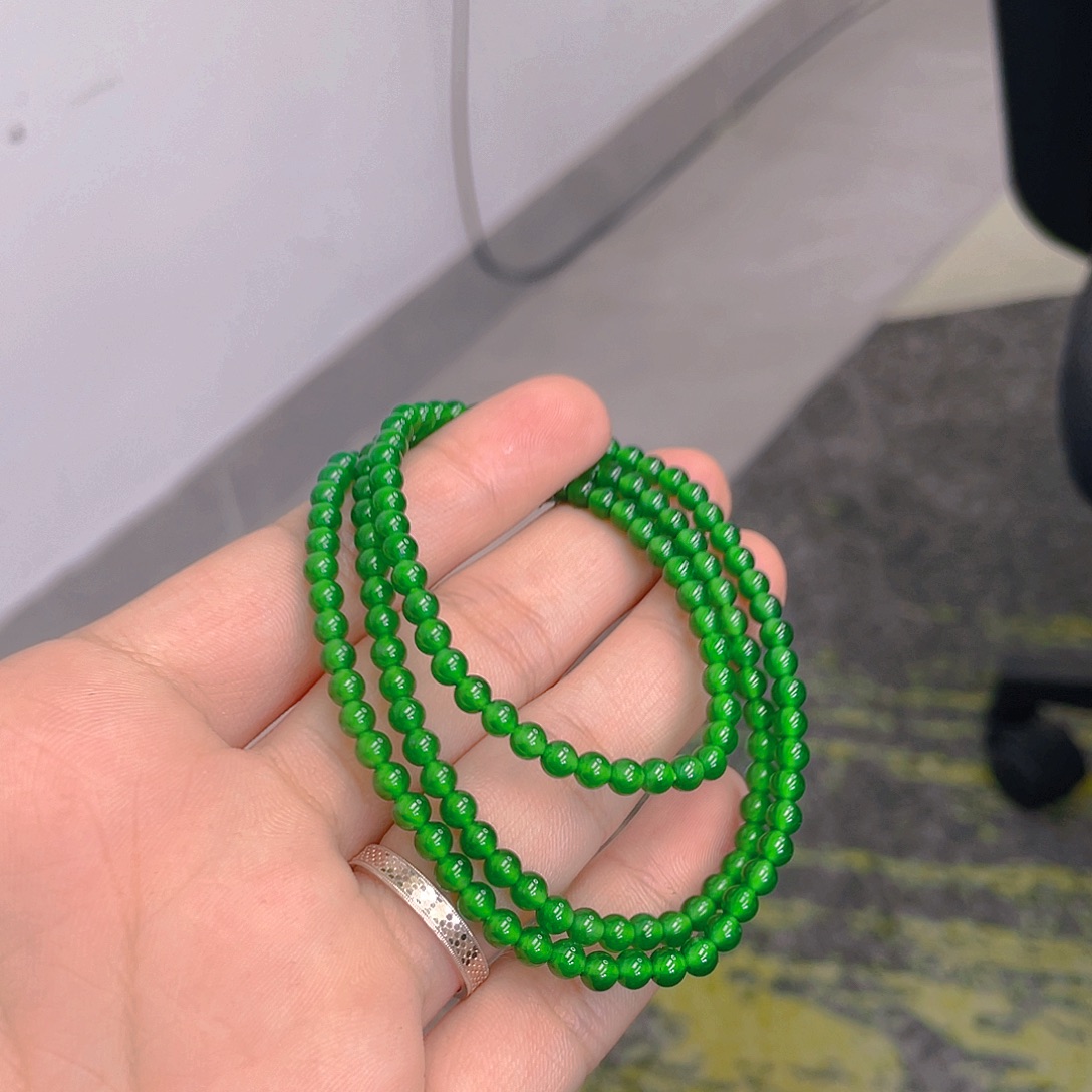 翡翠未镶嵌项链卡4