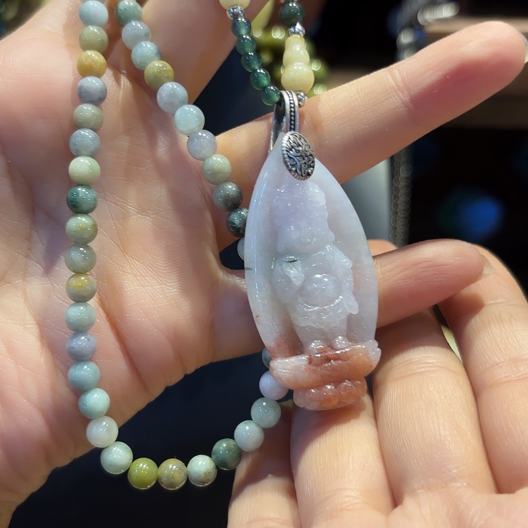 翡翠颈饰未镶嵌原创