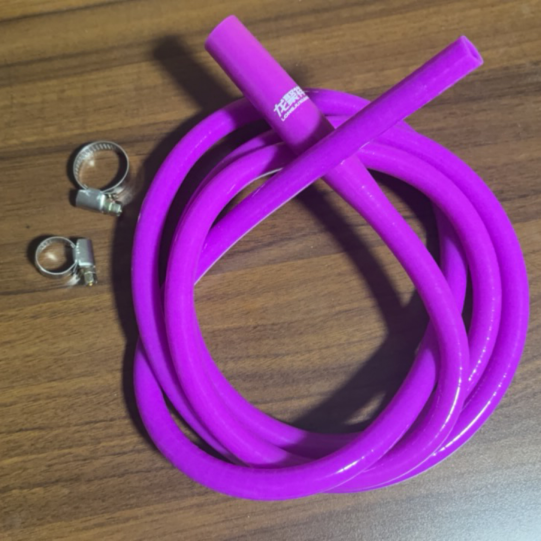 通用改进型紫色一体硅胶天窗排水管适用于多种车型