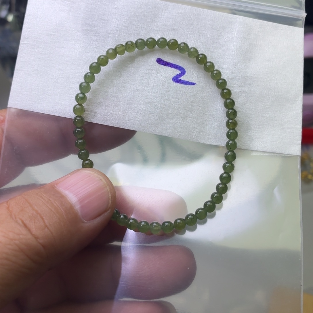 定制翡翠未镶嵌翡翠珠链