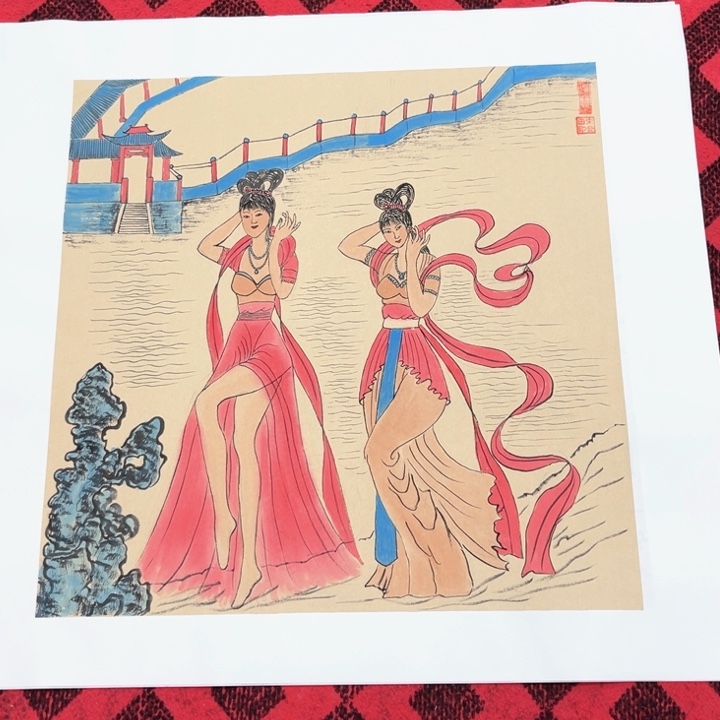 国画60/60纯人物画国画作品