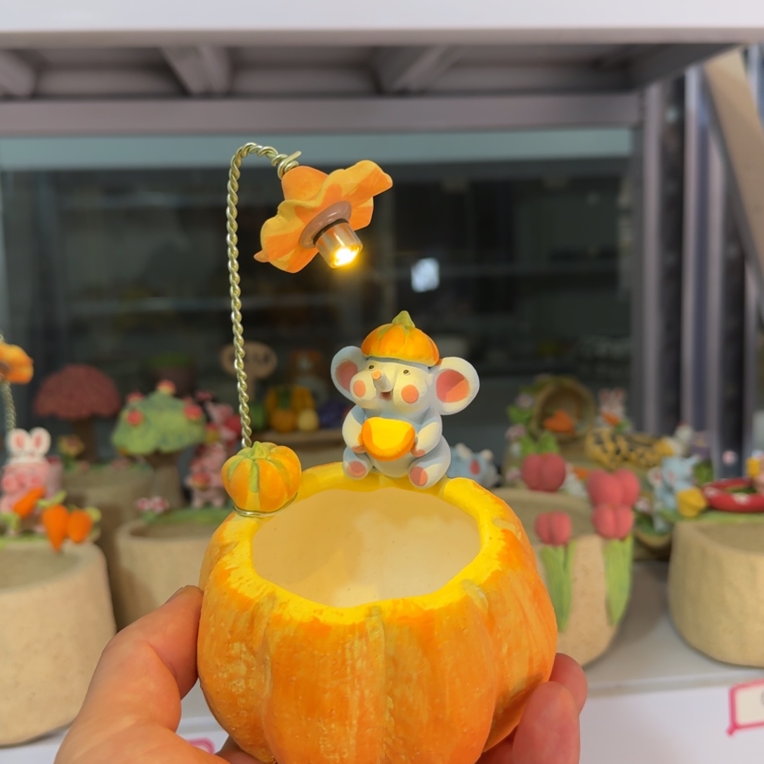 厂家直销手工花盆摆件