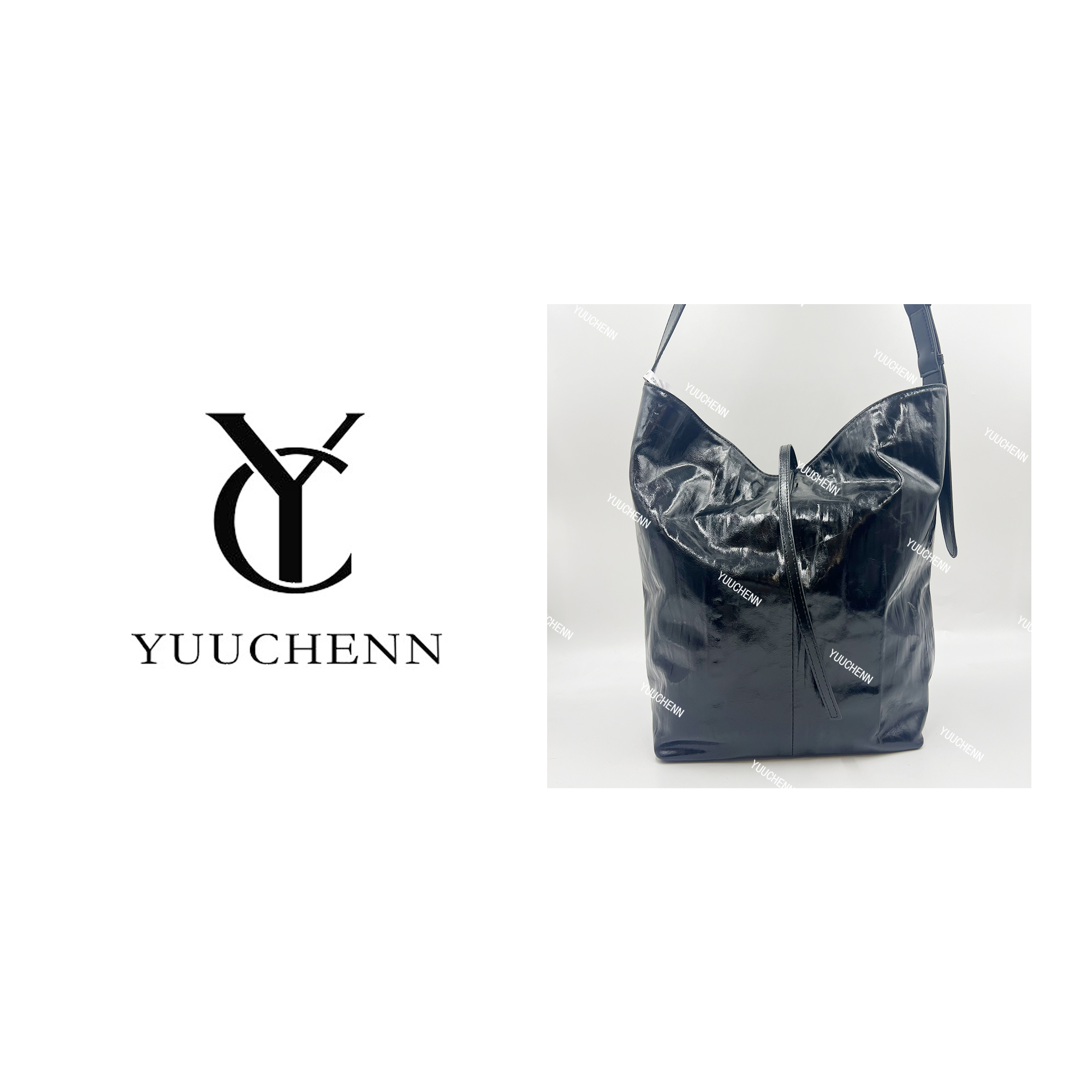 YUUCHENN/22cm原创设计高定真皮包 HH3483
