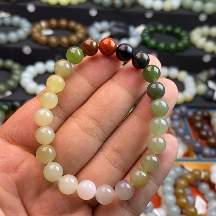 手串未镶嵌和田玉Q卡8