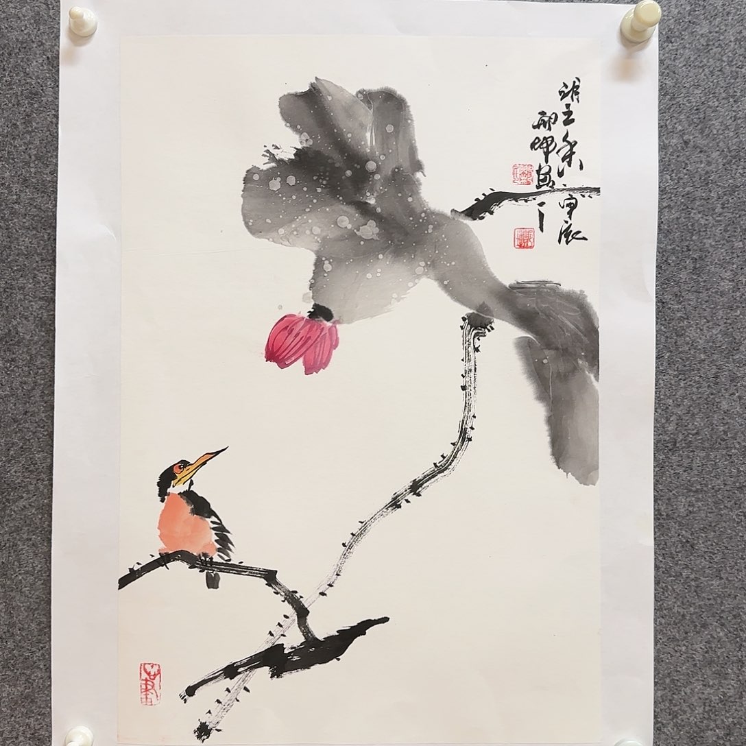 国画邢坤老师手绘作品