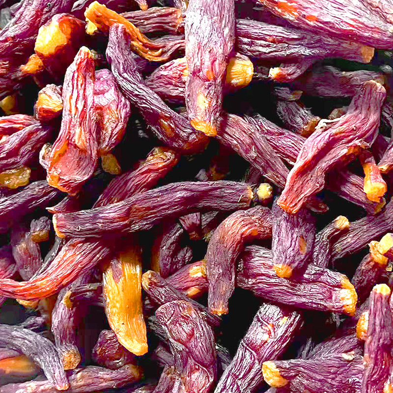 【第二件半价】不加糖带皮红瑶榴莲蜜薯干500g三蒸三烘香甜代餐零食