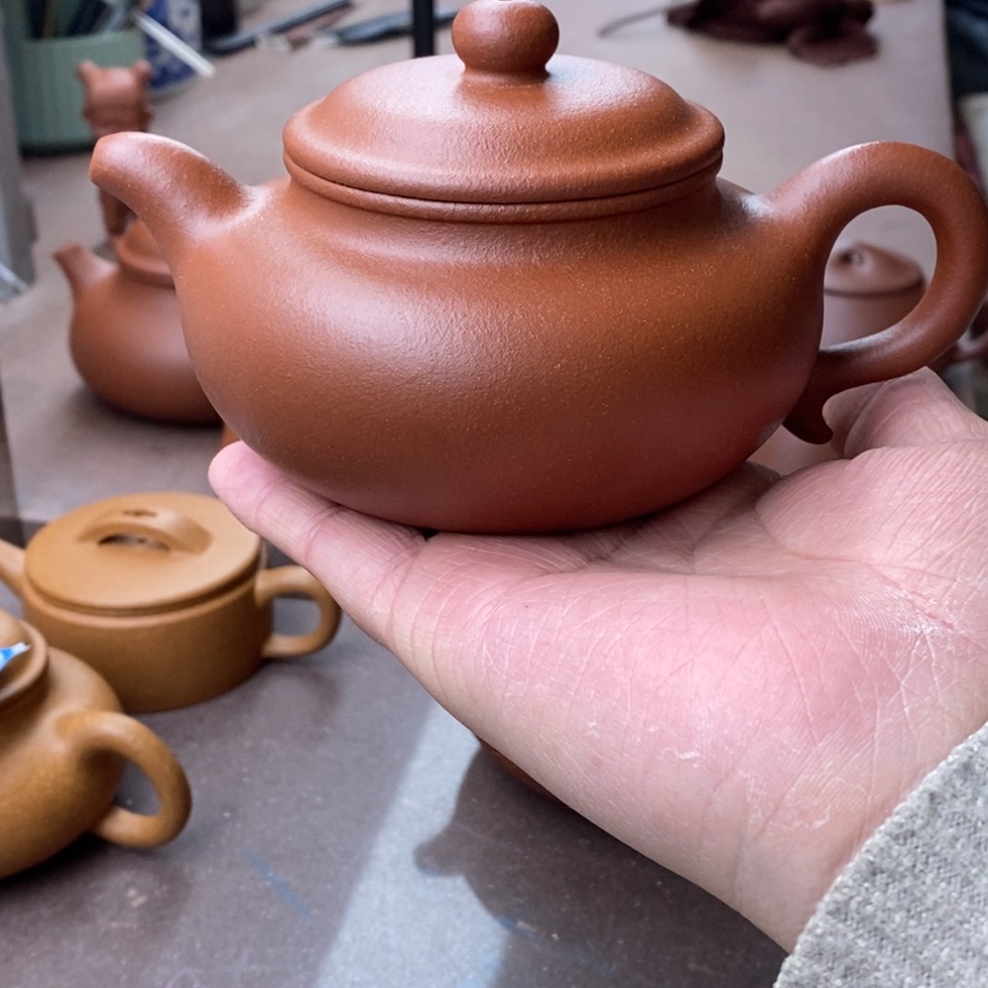 紫砂茶壶恒**矿紫砂壶仿古微瑕